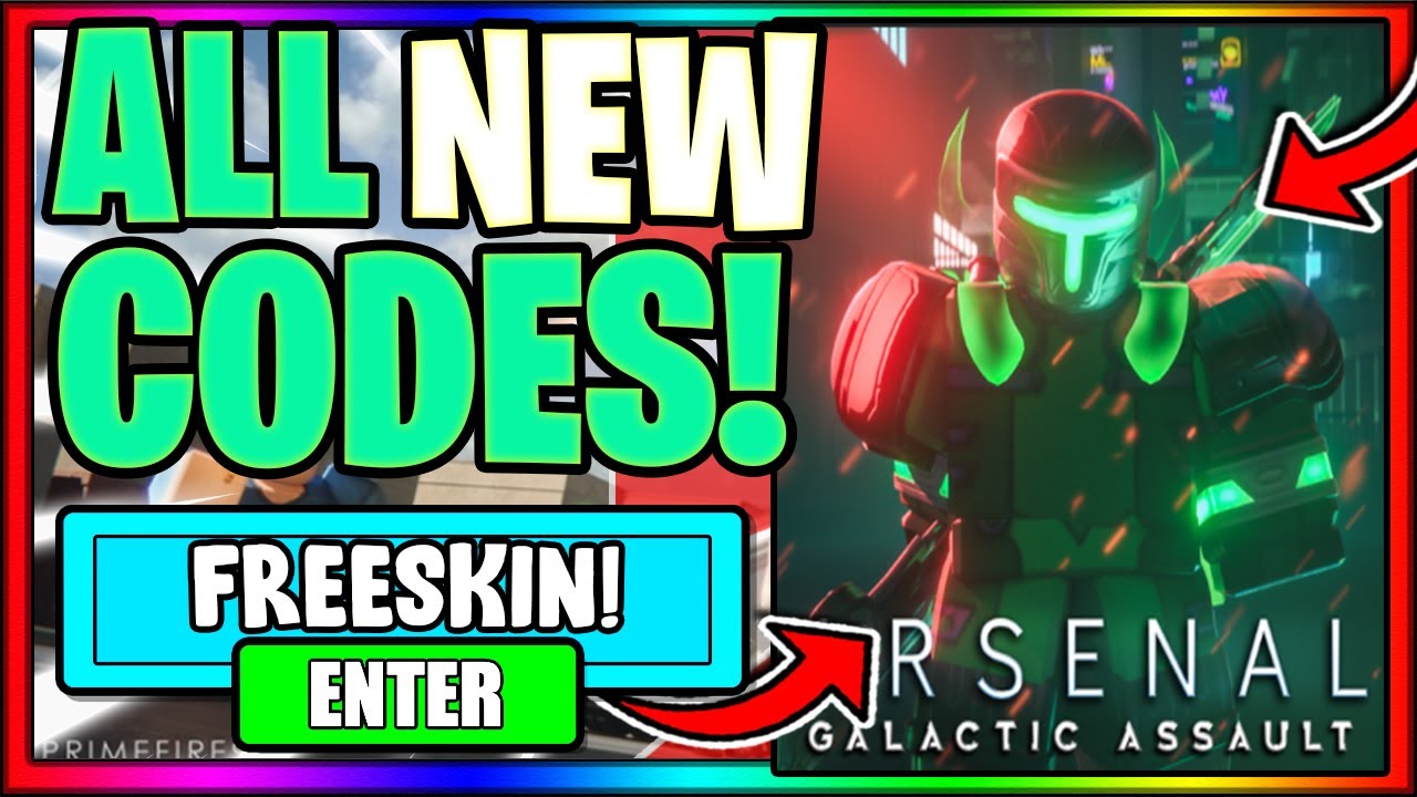 ALL *NEW* CODES FOR ARSENAL 2024! *FREE SKINS!* Roblox Arsenal Codes ...