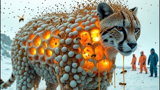 Rescuing an Injured Cheetah Covered in Honeycomb-like Holes | Amazing Arctic Animal Rescue