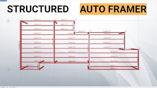 Auto Framing buildings with Scripts & Apps. Quick Structural Design for Architects or Engineers.
