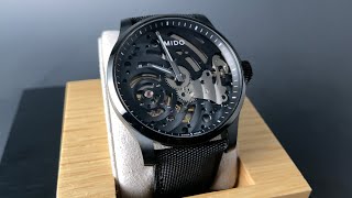 My favorite new Skeleton!  Mido Multifort Mechanical Skeleton Black!