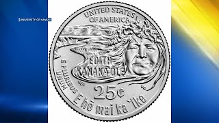 A new quarter design displays a late legendary kumu hula and UH instructor