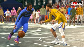 NBA2K25 | Kyrie Irving vs. Stehphen Curry | Blacktop 1on1 | PS5™ [4K60]