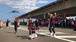 2018かつおまつり 枕崎舞炎鰹 黒田節