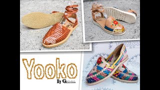 Catalogo YOOKO BY GON-ZA Coleccion SANDALIA CERRADA PISO Dama Mujer Calzado Artesanal Otoño-Inv 2022