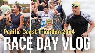 It's RACE DAY | Pacific Coast Triathlon 2024 Vlog