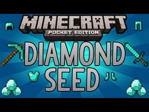 Minecraft Pocket Edition | DIAMOND SEED - With Iron, Gold, Coal, Redstone! Minecraft Pocket Edition | DIAMOND SEED - With Iron, Gold, Coal, Redstone!