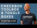 Modern Checkbuttons, Toolbuttons, and Togglebuttons - Tkinter TTKBootstrap 3