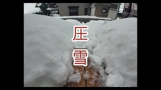 大雪警報後の圧雪除雪！　２０２５年２月７日