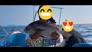 2斤大細鱗+69條雞魚相😆😍