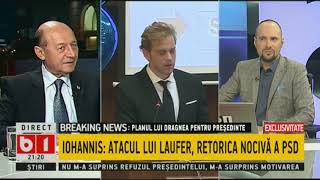 Băsescu, despre reacția PSD-iștilor la declarația lui Laufer: Lașitatea lor e impresionantă.