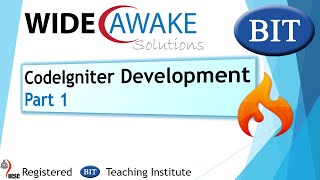 CodeIgniter Development Part 1