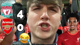 THE MANE AND TRENT SHOW!!! LIVERPOOL 4-0 ARSENAL MATCH REACTION
