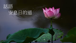 靈修:話語-安息日的道 20211018