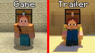 Minecraft Trailer VS Reality Things