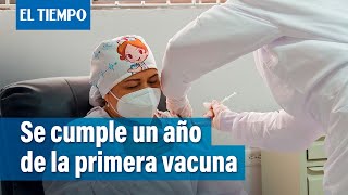 Covid-19: hoy se cumple un año de la primera vacuna aplicada en Colombia | El Tiempo