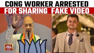 Assam Congress Worker Arrested for Sharing  Amit Shah Fake Video Calling for Reservation Abolishment