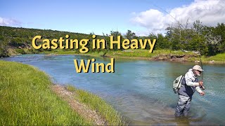 Casting in Heavy Wind