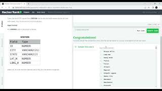 HackerRank SQL || Weather Observation Station 12 || SQL Learning