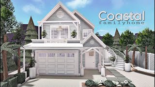 BLOXBURG: Two Story Coastal Family Home | speedbuild + tour ♡