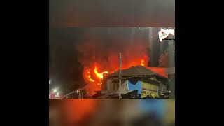 Panvel Bazar Peth MG Road Mirchi galli Ke Kuch Shops Fir Se Aag Ke Lapte Me...#maharashtramitr #fire