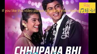 Chhupana Bhi Nahi Aata - HD VIDEO | Baazigar | Shahrukh & Kajol | Vinod Rathod | hindi song