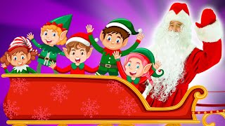 Five Little Elves | Christmas Song For Kids | Millimone