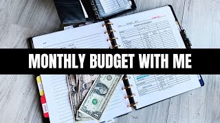 Monthly Budget With Me #budgetwithme #cashstuffing