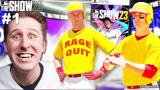 MAKING OPPONENTS RAGE QUIT ON DAY ONE! | MLB The Show 23 | Diamond Dynasty #1
