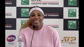 Serena Williams | Press Conference | Internazionali BNL d'Italia First Round