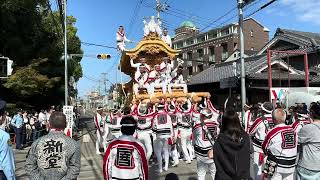 令和6年 尺度だんじり 美具久留御魂神社宮入