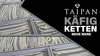 Taipan Käfigkette Magnumkette Königskette 7,4mm 60/70 925 Silber