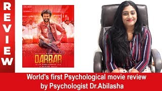 Darbar Movie Review by Dr.Abilasha Psychologist  | Rajinikanth | Suniel Shetty | Nayanthara |