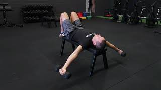 Supine Weighted Pec Stretch