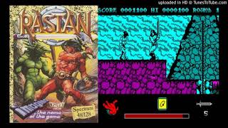 Rastan - Spectrum 128k - Title \u0026 In-Game 1 soundtrack