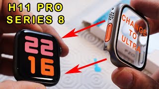 I got H11 PRO SERIES 8 and tried to convert it to Fake Watch ULTRA. FAILED