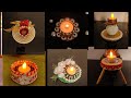 6 Diya Stand Making At Home | Diwali Decoration Ideas | Diwali Craft Ideas| #Diwali#vibhascraftzone