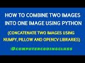 How to Combine Images in Python | How to Merge two Images in Python | @computercodingclass