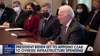 President Joe Biden to sign the infrastructure bill Monday, appoint czar to oversee spending