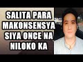 Salita para makonsensya siya once na niloko ka #557