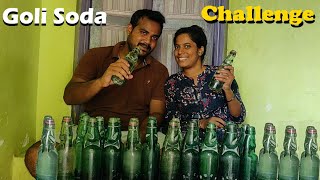 Goli Soda Drinking Challenge |நாங்களே தயாரித்த கோலிசோடா| Goli Soda Challenge tamil |Couple Challenge