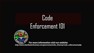 Code Enforcement 101