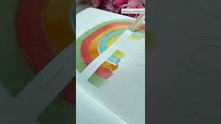 watercolor painting ✨💕#shorts #painting #drawing #piyushkarts #watercolor #flowers #fyp