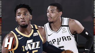 San Antonio Spurs vs Utah Jazz - Full Game Highlights | August 13, 2020 | 2019-20 NBA Season