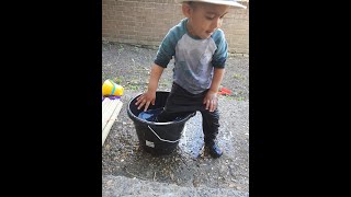 Baby walking || baby playing outside ||