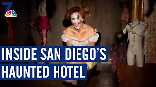 Come Inside the Haunted Hotel (If You Dare) | NBC 7 San Diego