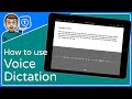 How to use Voice Dictation to transcribe text on iPad