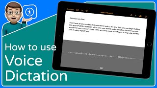 How to use Voice Dictation to transcribe text on iPad