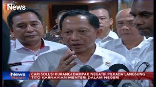 Mendagri Tito Karnavian Kaji Ulang Undangp-undang Pilkada Secara Langsung - iNews Malam 06/11