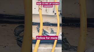 HOW TO RIG UP HYDRO HAMMER #ihc #ich #hammer #hydrohammer #trs #casing #machine #api #tubing