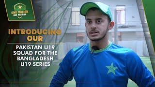 Introducing our Pakistan U19 squad for the Bangladesh U19 series 🇵🇰 #PakistanFutureStars ⭐